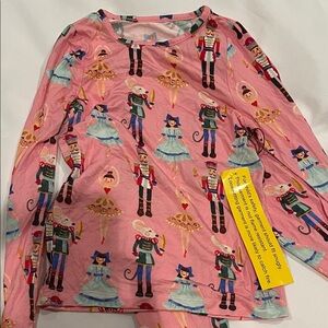 New with Tags! Size 7 Pink Nutcracker Themed Pajama Set